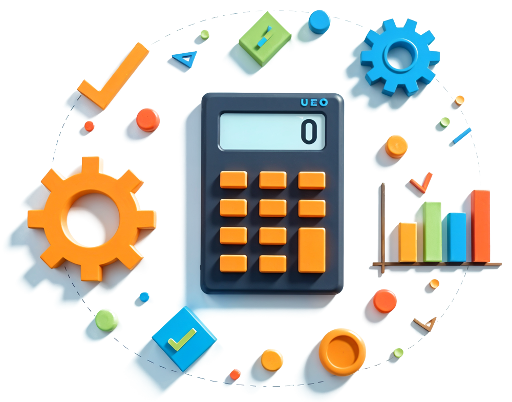 freepik a black calculator with a display showing 0 is sur 290621